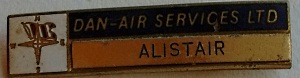 Alistair's Dan Air badge
