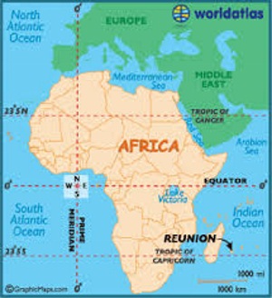 Reunion, a French dependency in the Indian Ocean