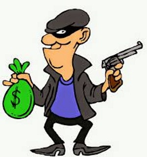 Bank robber!