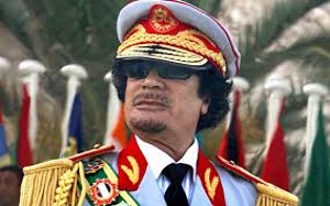 Colonel Gaddafi of Libya